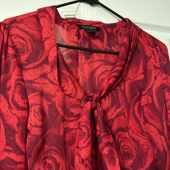WHBM Roses Blouse - Picture 5 of 7
